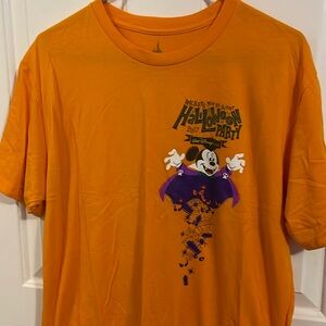 MNSSHP Disney Mickey Halloween Shirt Orange Disney World 2017